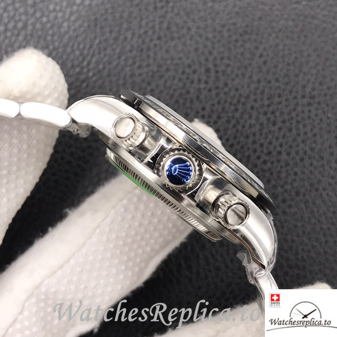 Swiss Rolex Daytona Replica Stainless steel strap 40MM - WatchesReplica.is