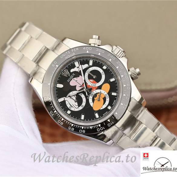 Swiss Rolex Daytona Replica 116598RBOW Stainless steel strap 40MM - WatchesReplica.is