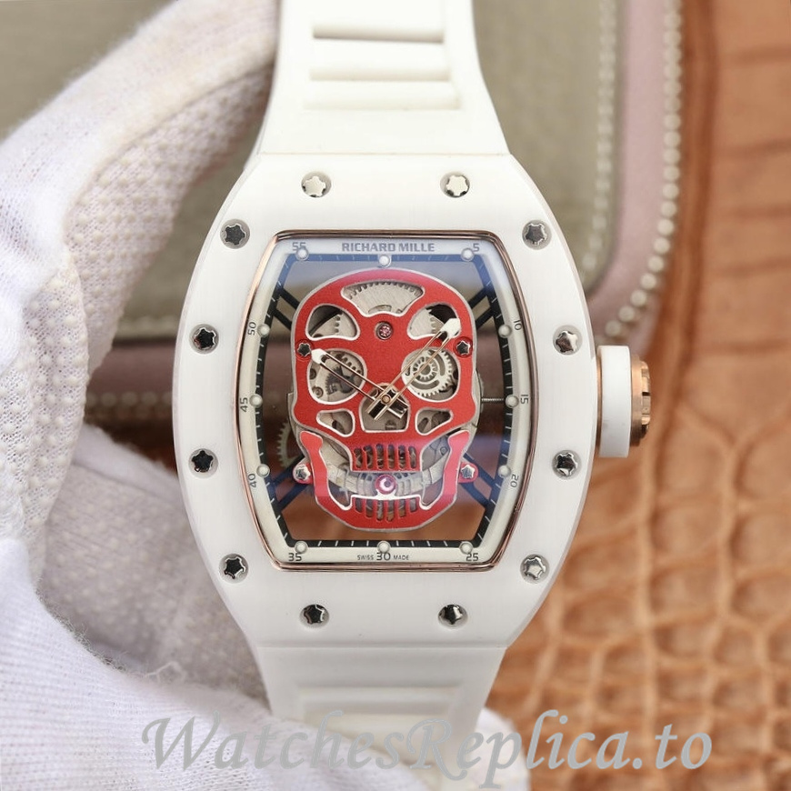 Richard Mille Replica RM52-01 Rubber strap 50MM - WatchesReplica.is