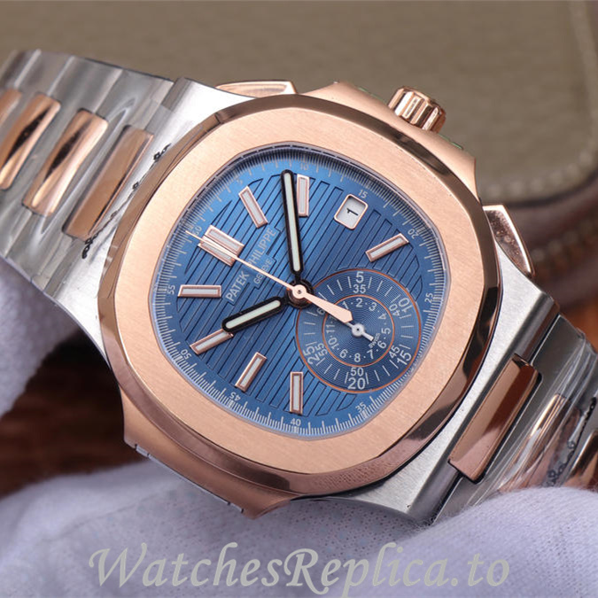 Patek Philippe Replica Nautilus 5980 Stainless steel strap 40.5MM - WatchesReplica.is