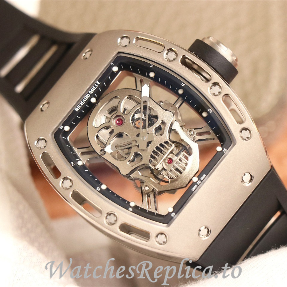 Richard Mille Replica RM052 Rubber strap 50MM - WatchesReplica.is