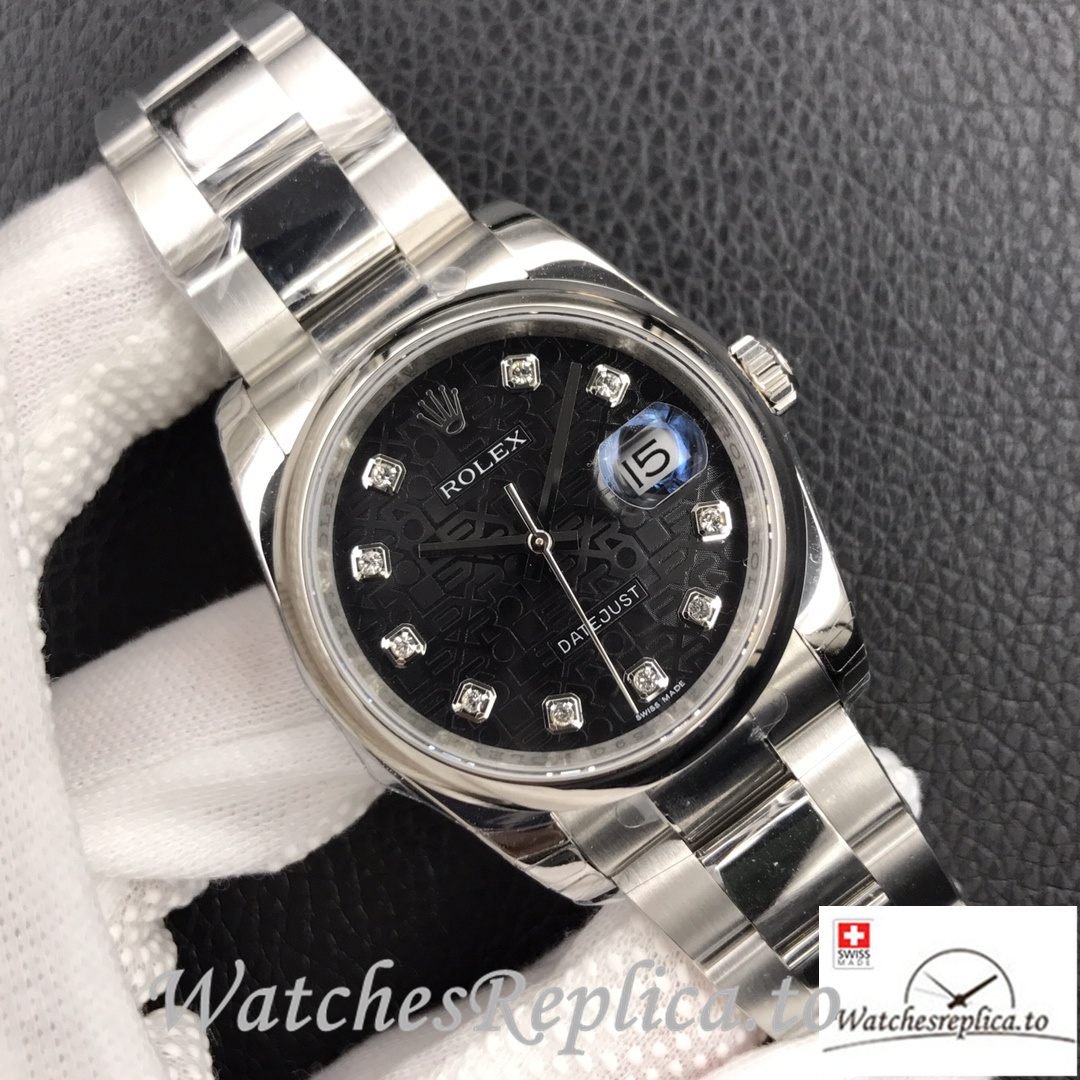 Swiss Rolex Datejust 126334 Replica Stainless steel strap 41MM - WatchesReplica.is