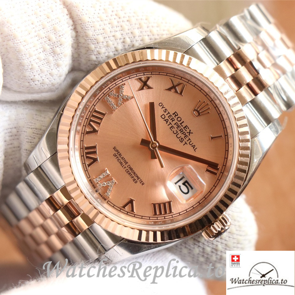 Swiss Rolex Datejust Replica 126233 Stainless steel strap 36MM - WatchesReplica.is