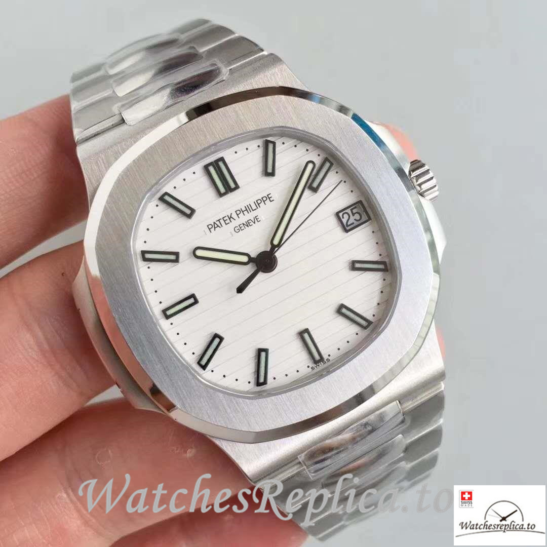 Swiss Patek Philippe Nautilus Replica 5711/1A-011 Stick Markers 40MM - WatchesReplica.is