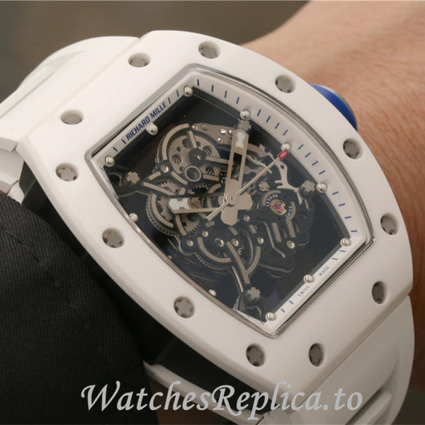 Richard Mille Replica RM055 Rubber strap 50MM - WatchesReplica.is
