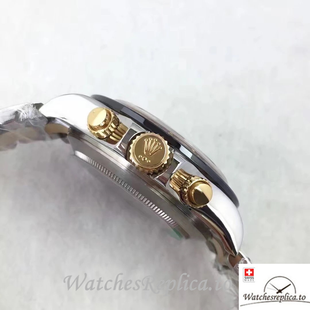Swiss Rolex Daytona Replica 116519LN Stainless steel strap 40MM - WatchesReplica.is