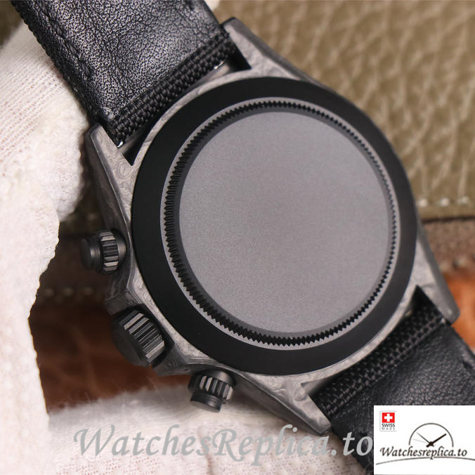 Swiss Rolex Daytona Replica Canvas strap 40MM - WatchesReplica.is