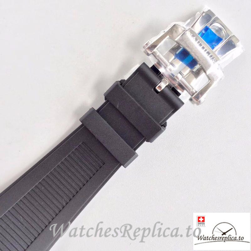 Swiss Patek Philippe Nautilus Annual Calendar Moonphas Replica 5726A Black Strap 40.5MM - WatchesReplica.is