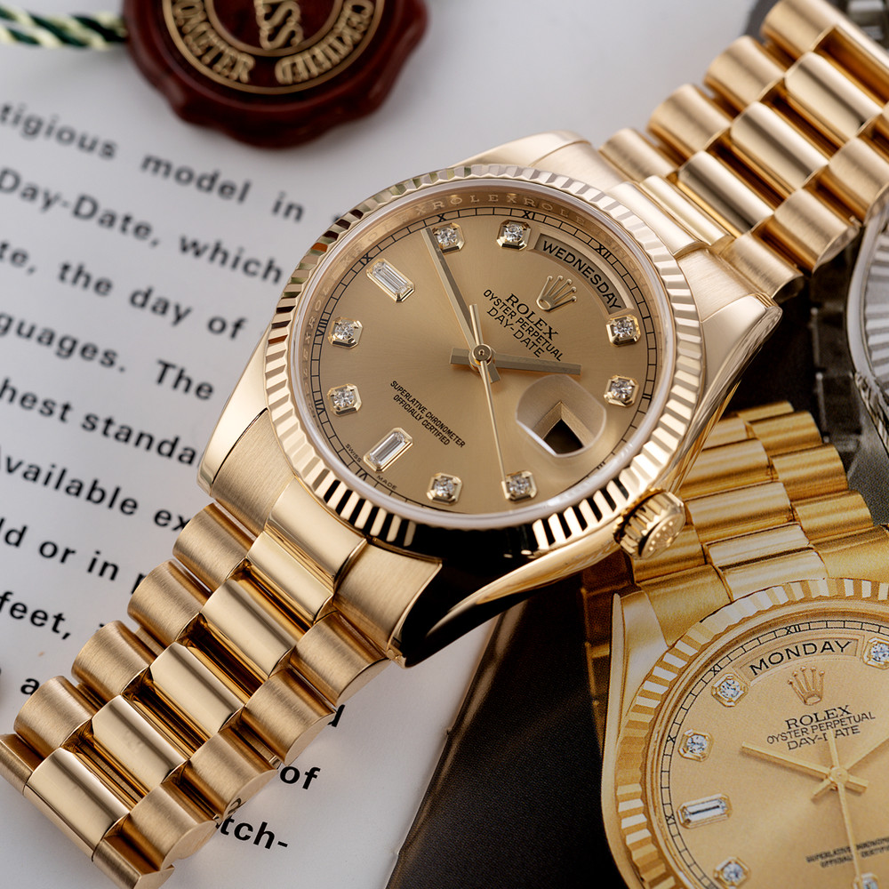 Rolex Day-Date 118238-36 MM - WatchesReplica.is