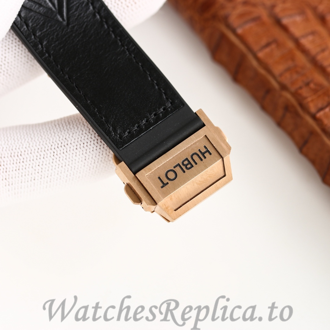 Hublot Replica Big Bang Elemental Material Chronograph v2 Rubber strap 45MM - WatchesReplica.is