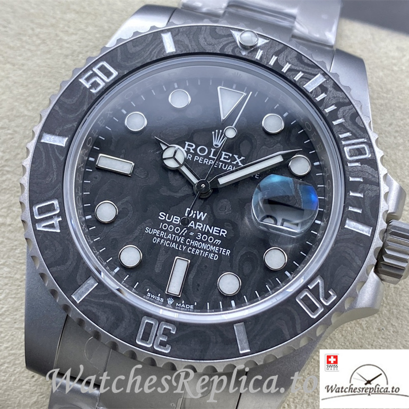 Swiss Rolex Submariner Replica Stainless steel strap 40MM Grey Dial - WatchesReplica.is