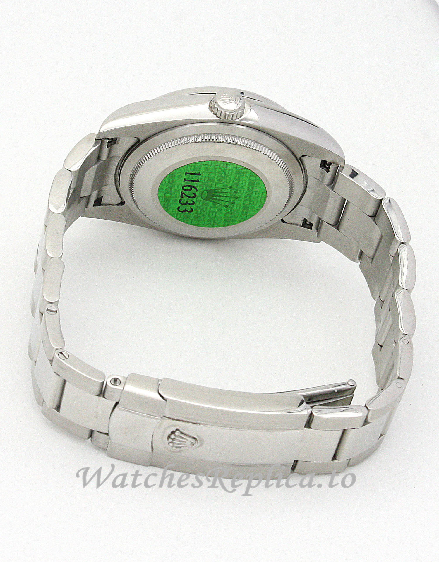 Rolex Lady Oyster Perpetual Blue and white Dial 177200-31 MM - WatchesReplica.is