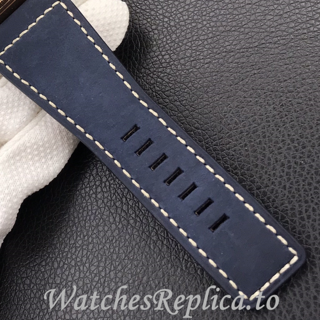 Bell Ross Replica BR 03 BR0392-D-G-BR/SCA Leather strap 42MM - WatchesReplica.is