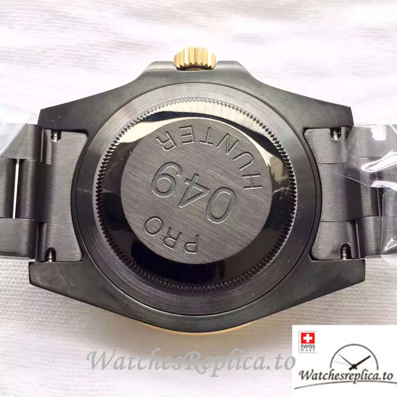 Swiss Rolex GMT Master Replica 116713-LN-78203 Stainless steel strap 40MM - WatchesReplica.is