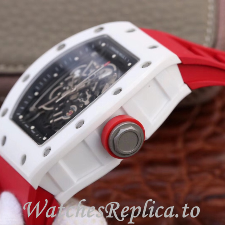 Richard Mille Replica RM055 Rubber strap 50MM - WatchesReplica.is