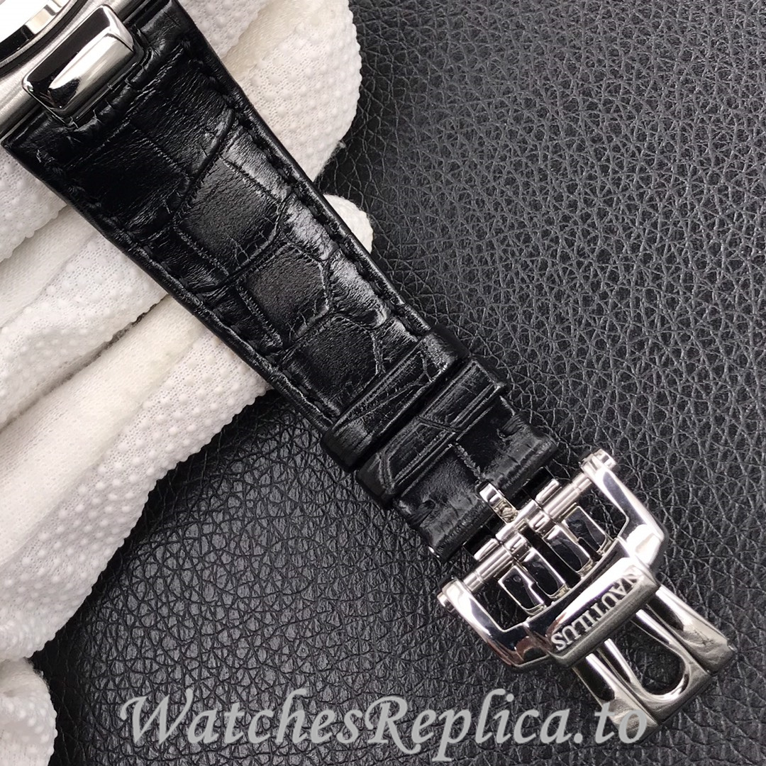 Patek Philippe Replica Nautilus 5711 Leather strap 40MM - WatchesReplica.is