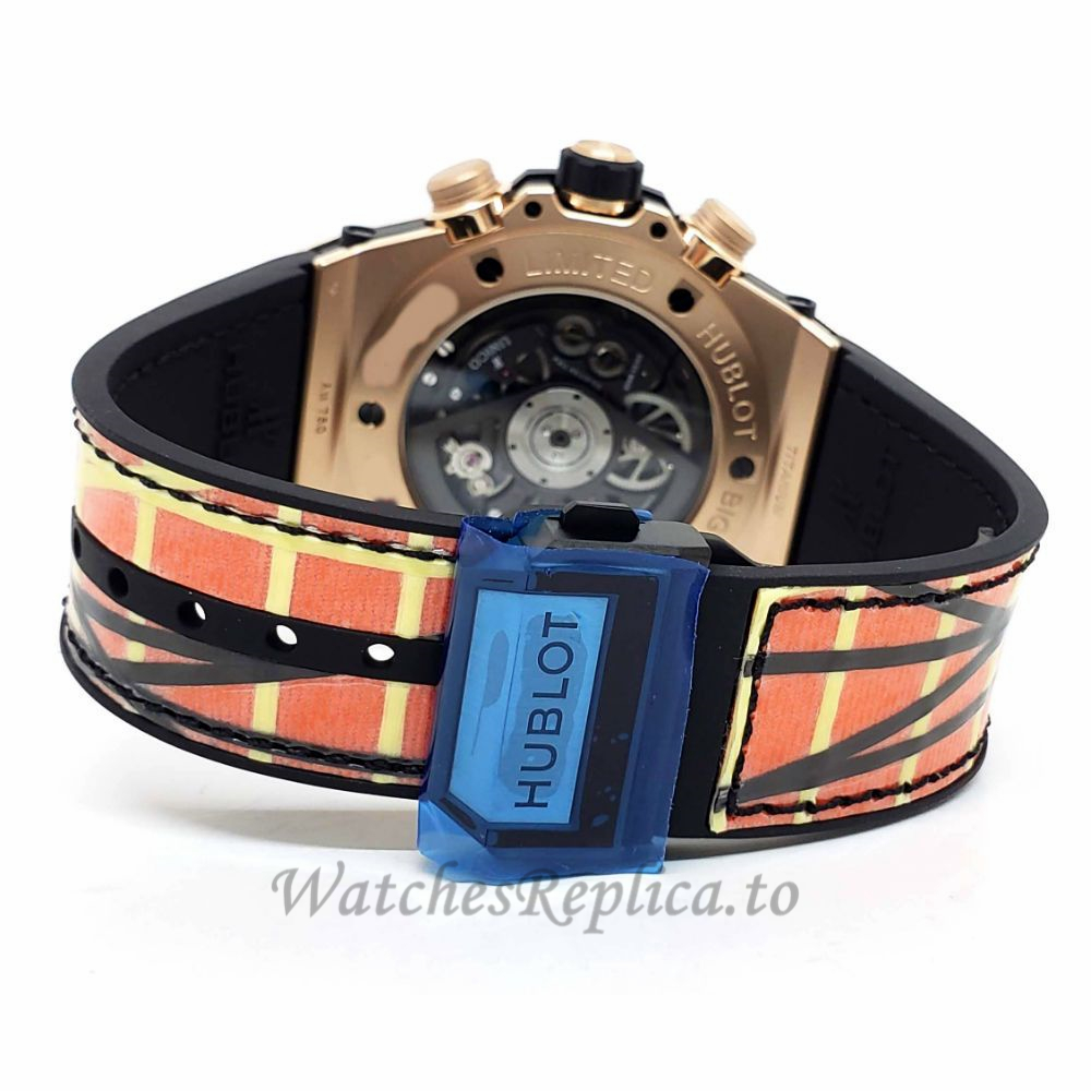 Hublot Replica Big Bang Unico Teak Italia Rose Gold Chronograph 411.OQ.1189.NR - WatchesReplica.is