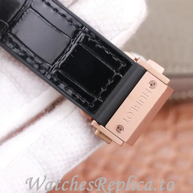 Hublot Replica MASTERPIECE Series Leather strap 45MM - WatchesReplica.is