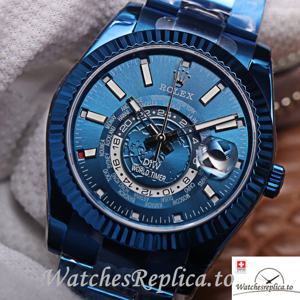 Swiss Rolex Sky Dweller Replica 326934 Stainless steel strap 40MM - WatchesReplica.is