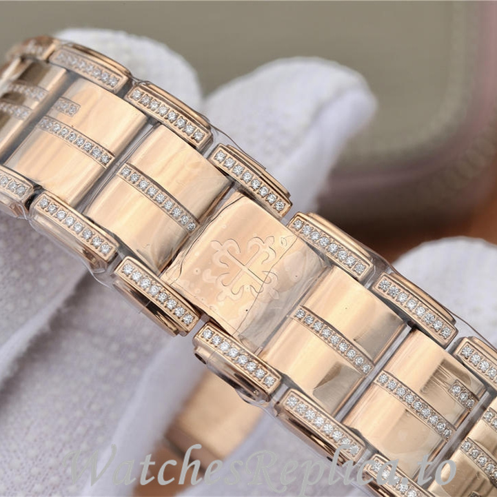 Patek Philippe Replica Twenty-4 4909 Rose Gold strap 26.3MM - WatchesReplica.is