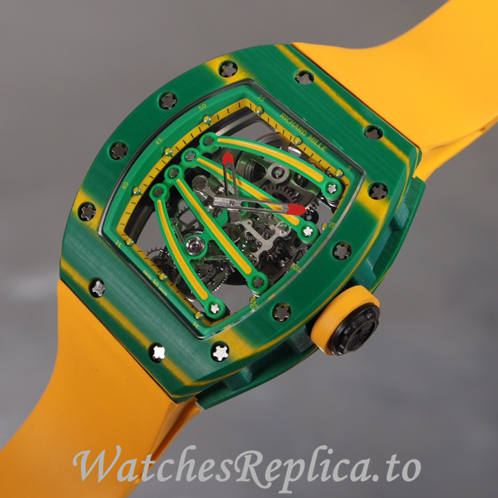 Richard Mille Replica RM59-01 Rubber strap 51MM - WatchesReplica.is