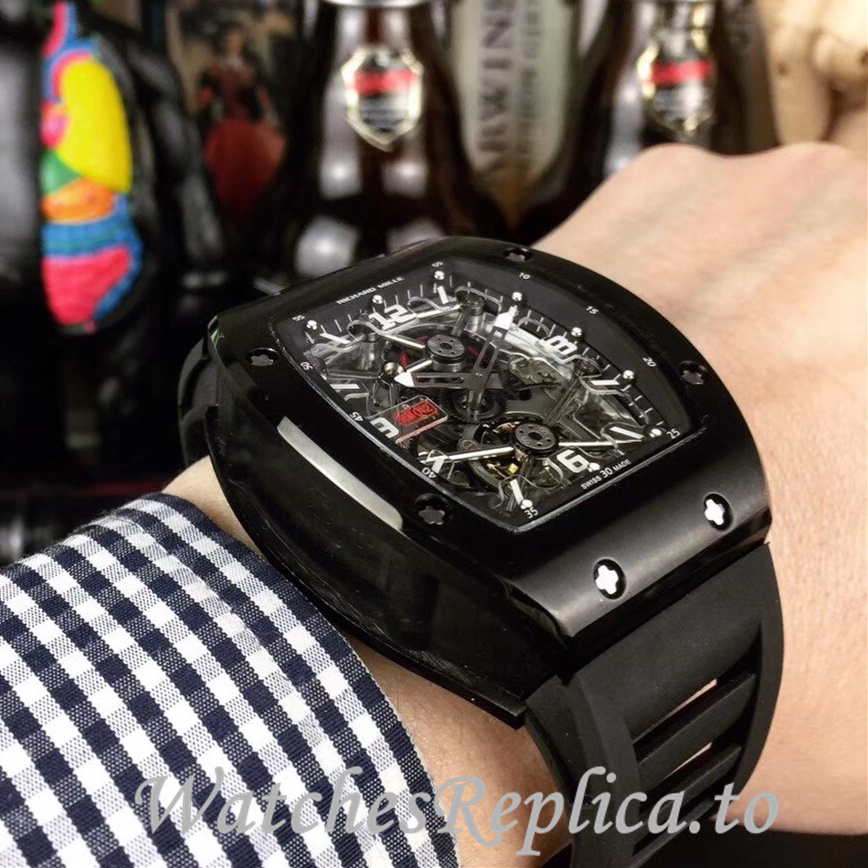 Richard Mille Replica RM012 Rubber strap 50MM - WatchesReplica.is