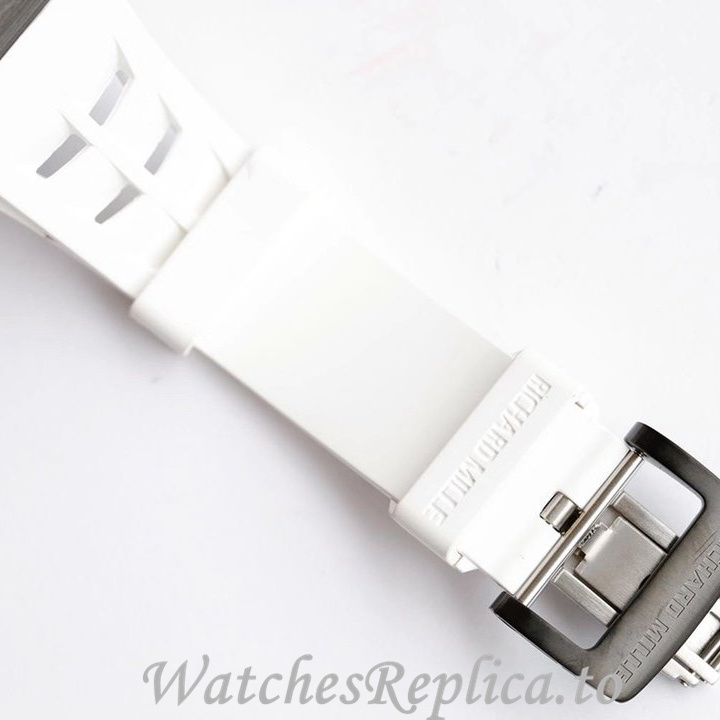 Richard Mille Replica RM011 Rubber strap 50MM - WatchesReplica.is