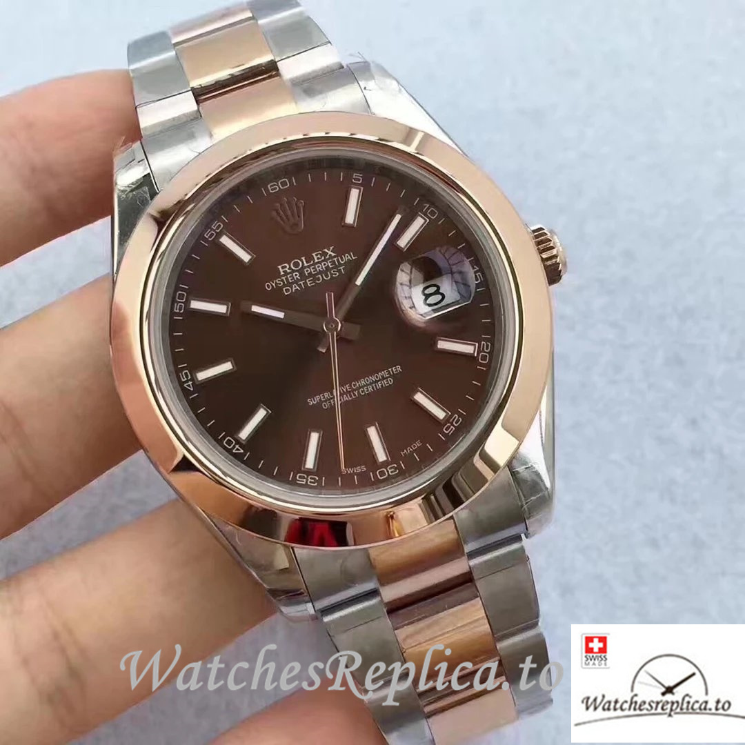 Swiss Rolex Datejust Replica 126301 Stainless steel strap 41MM - WatchesReplica.is