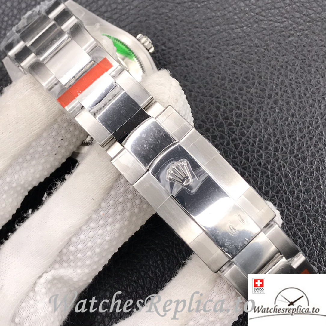 Swiss Rolex Datejust Replica Stainless steel strap 36MM Green Dial Sticks Marks - WatchesReplica.is
