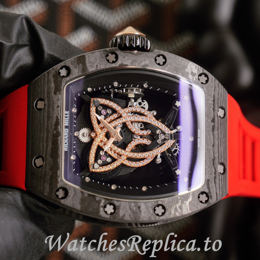 Richard Mille Replica RM019 Rubber strap 50MM - WatchesReplica.is