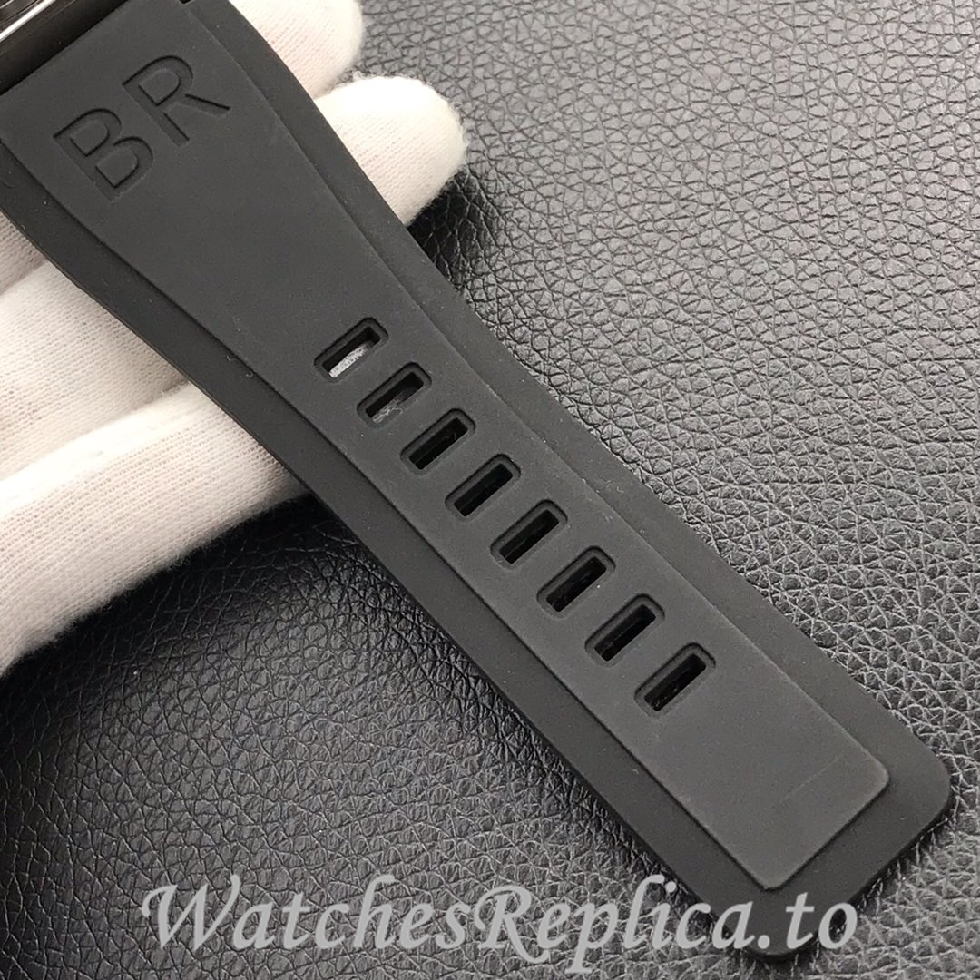 Bell Ross Replica BR 03 BR03-94 Rubber strap 42MM - WatchesReplica.is