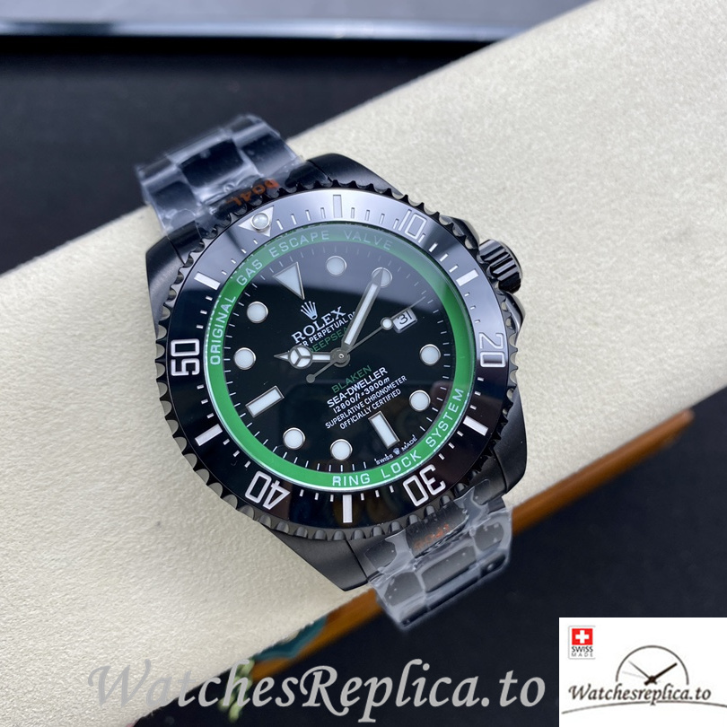 Swiss Rolex Sea Dweller Replica Stainless steel strap 43MM - WatchesReplica.is