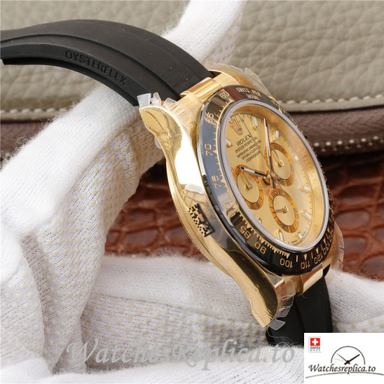 Swiss Rolex Daytona 116518-0042 Rubber strap 40MM - WatchesReplica.is