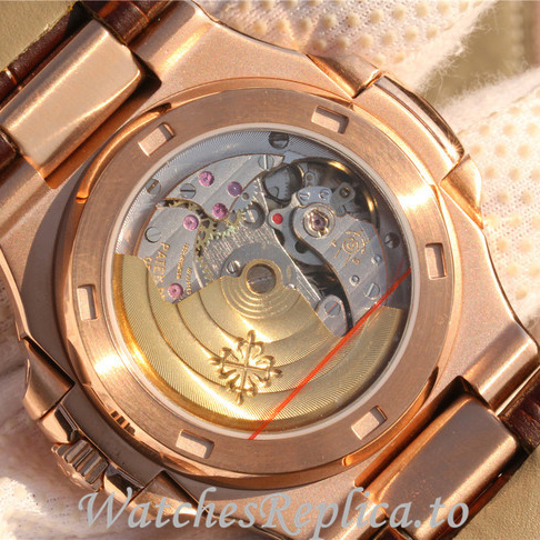 Patek Philippe Replica Nautilus 5712 Leather strap 40MM - WatchesReplica.is