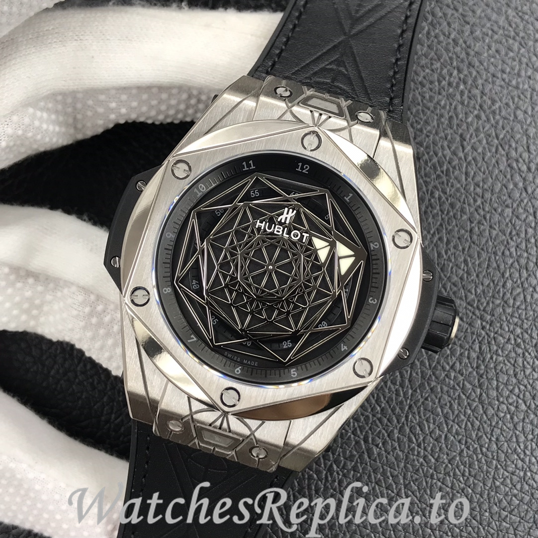 Hublot Replica Big Bang Series Tattoo Rubber strap 45MM - WatchesReplica.is