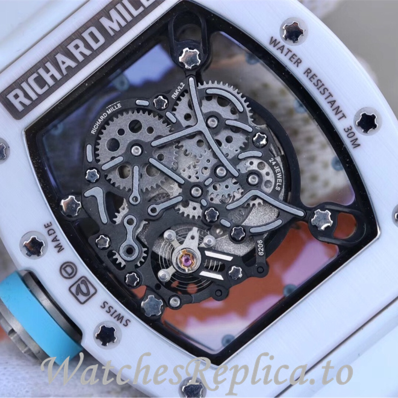 Richard Mille Replica RM055 Rubber strap 50MM - WatchesReplica.is
