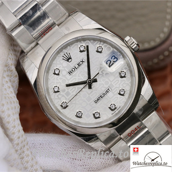 Swiss Rolex Datejust Replica 116200 Stainless steel strap 36MM - WatchesReplica.is