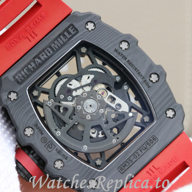 Richard Mille Replica RM35-02 Rubber strap 50MM - WatchesReplica.is