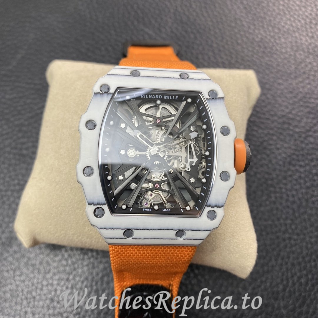 Richard Mille Replica RM12-01 Canvas strap 50MM - WatchesReplica.is