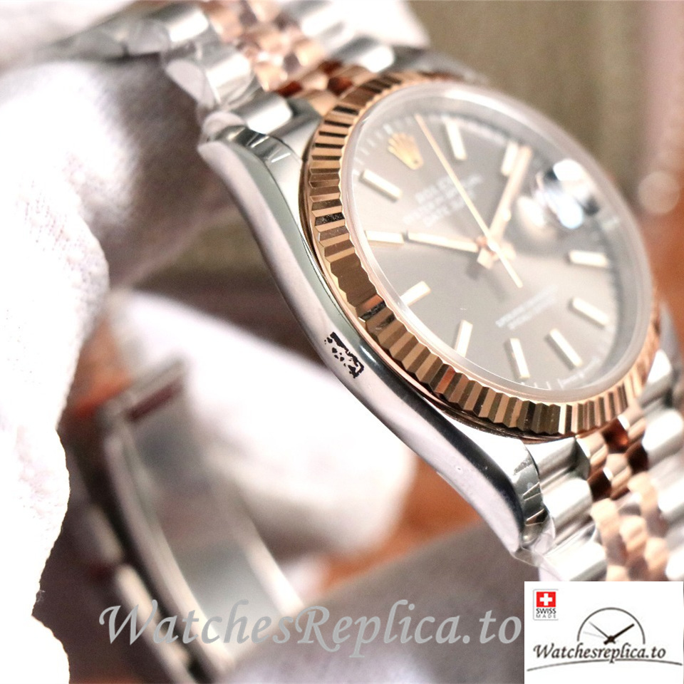 Swiss Rolex Datejust Replica 126233 Stainless steel strap 36MM - WatchesReplica.is