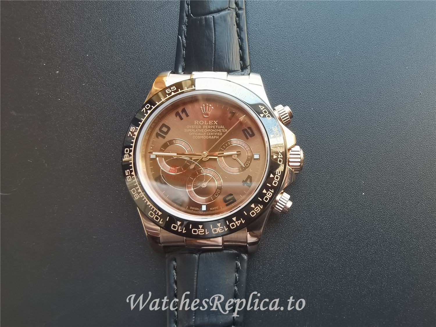 Swiss Rolex Yacht-Master Replica 116623 002 Yellow Gold Bezel 40MM - WatchesReplica.is