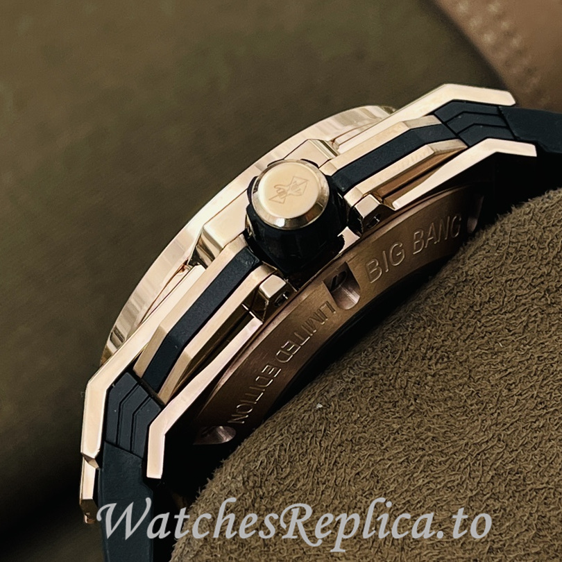 Hublot Replica Big Bang Sang Bleu II Rubber strap 45MM - WatchesReplica.is