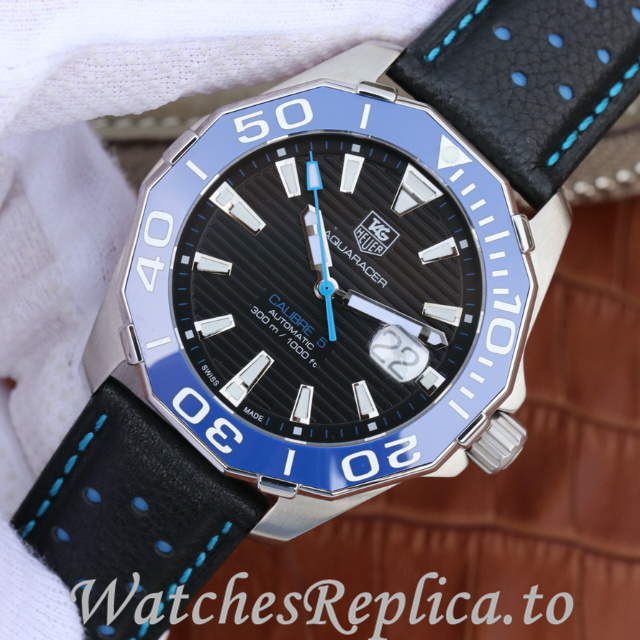 Tag Heuer Replica Carrera CAV514C.FC8171 Leather strap 43MM - WatchesReplica.is