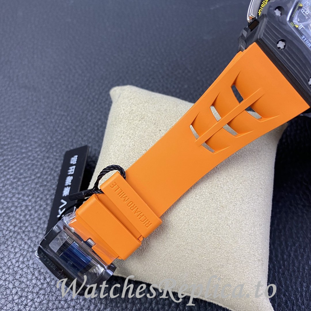Richard Mille Replica RM-011 Rubber strap 50MM - WatchesReplica.is