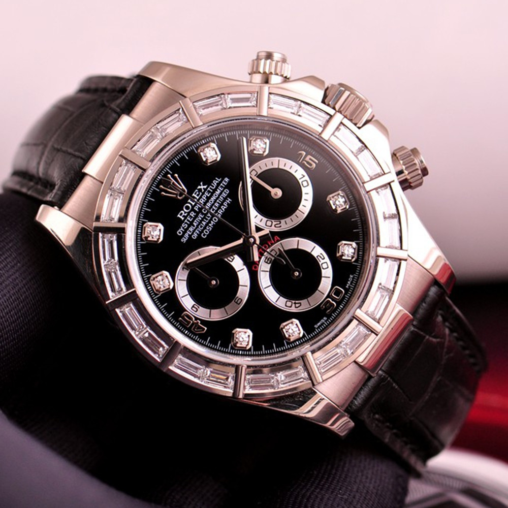 Rolex Daytona Black Diamond Dial 116589BR - WatchesReplica.is