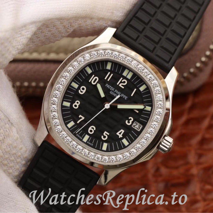 Patek Philippe Replica Aquanaut 5068 Rubber strap 35.6MM - WatchesReplica.is