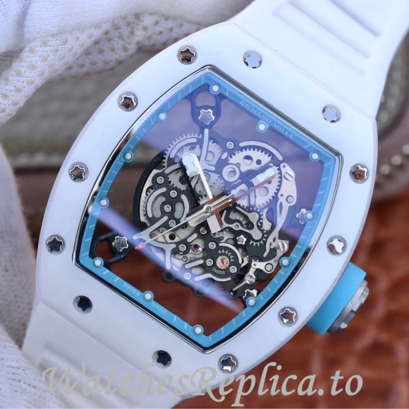 Richard Mille Replica RM055 Rubber strap 50MM - WatchesReplica.is