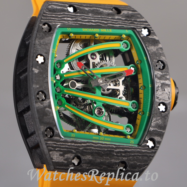 Richard Mille Replica RM59-01 Rubber strap 51MM - WatchesReplica.is