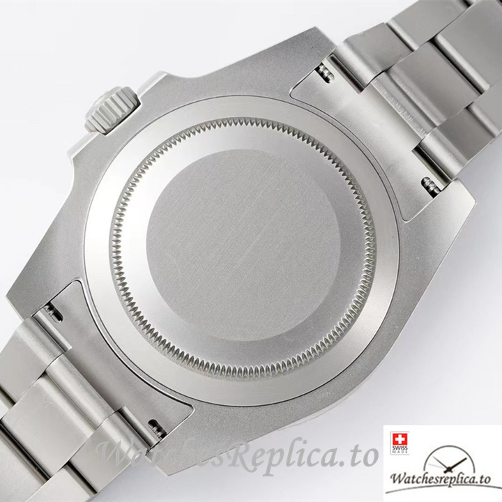 Swiss Rolex Submariner Replica Stainless steel strap 40MM Pink Dial - WatchesReplica.is