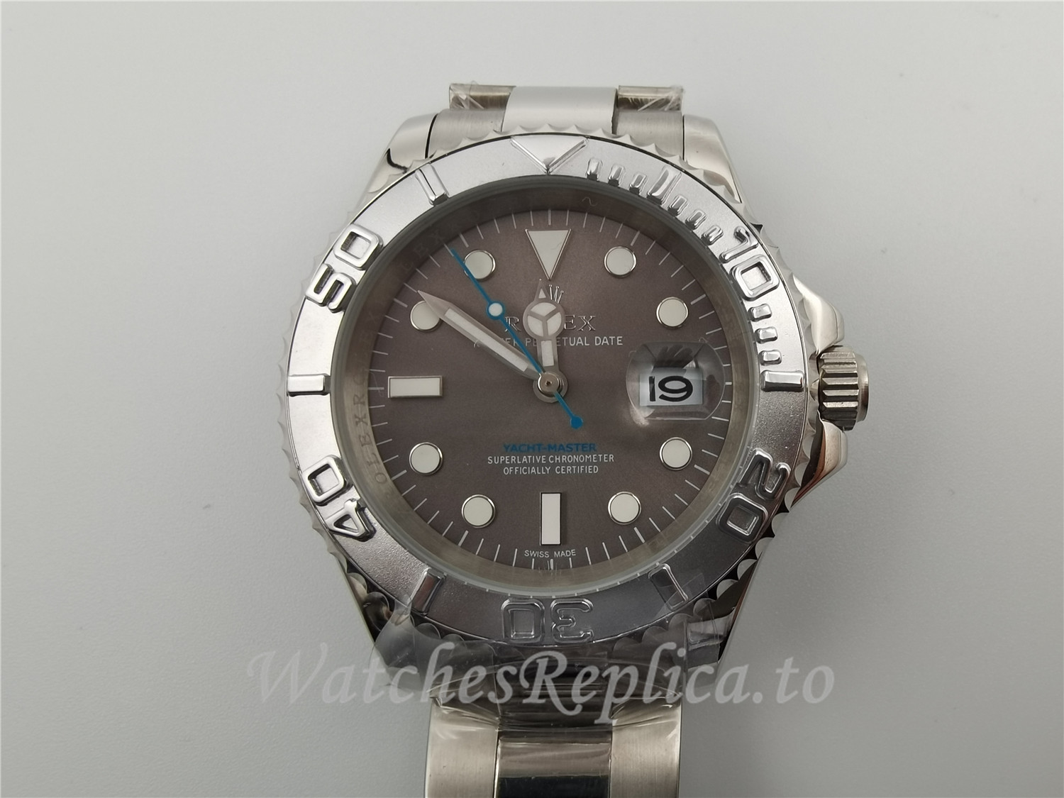 Rolex Yacht Master Replica 116622 Silver Bezel 40MM - WatchesReplica.is
